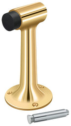 Deltana - Floor Mount; 6" Bumper; Heavy Duty - Lifetime Brass
