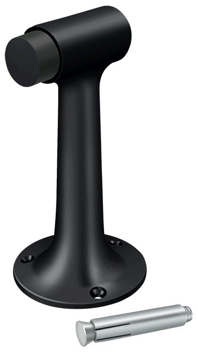 Deltana - Floor Mount; 6" Bumper; Heavy Duty - Black