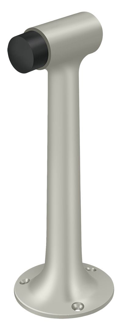 Deltana - 8" Floor Mount Heavy Duty Bumper - Satin Nickel