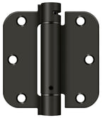Deltana - 3-1/2" x 3-1/2" x 5/8" Spring Hinge - Oil Rubbed Bronze