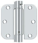 Deltana - 3-1/2" x 3-1/2" x 5/8" Spring Hinge - Bright Chrome