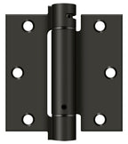 Deltana - 3-1/2" x 3-1/2" Spring Hinge - Oil Rubbed Bronze