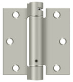 Deltana - 3-1/2" x 3-1/2" Spring Hinge - Satin Nickel