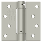 Deltana - 4" x 4" Spring Hinge - Satin Nickel
