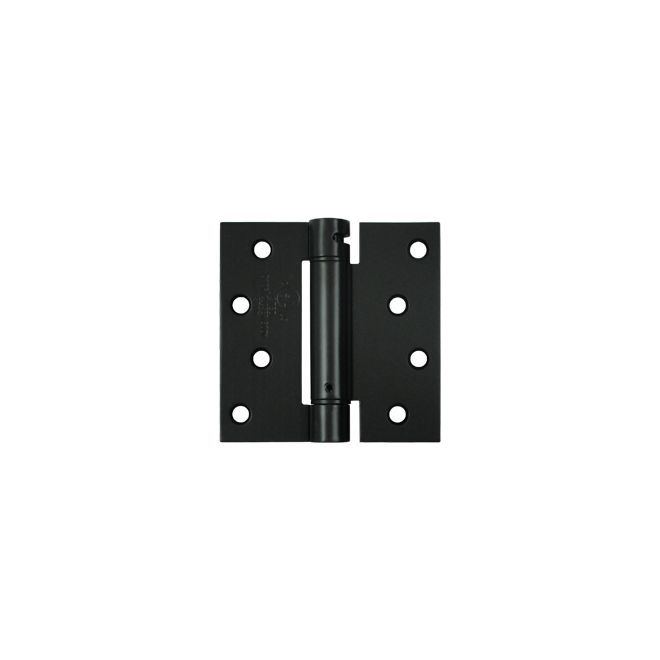 Deltana - 4" x 4" Spring Hinge - Flat Black
