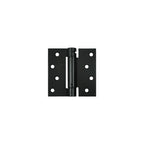 Deltana - 4" x 4" Spring Hinge - Flat Black