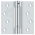 Deltana - 4" x 4" Spring Hinge - Bright Chrome