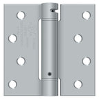 Deltana - 4" x 4" Spring Hinge - Satin Chrome