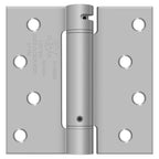Deltana - 4" x 4" Spring Hinge - Satin Stainless Steel