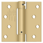 Deltana - 4" x 4" Spring Hinge - Satin Brass