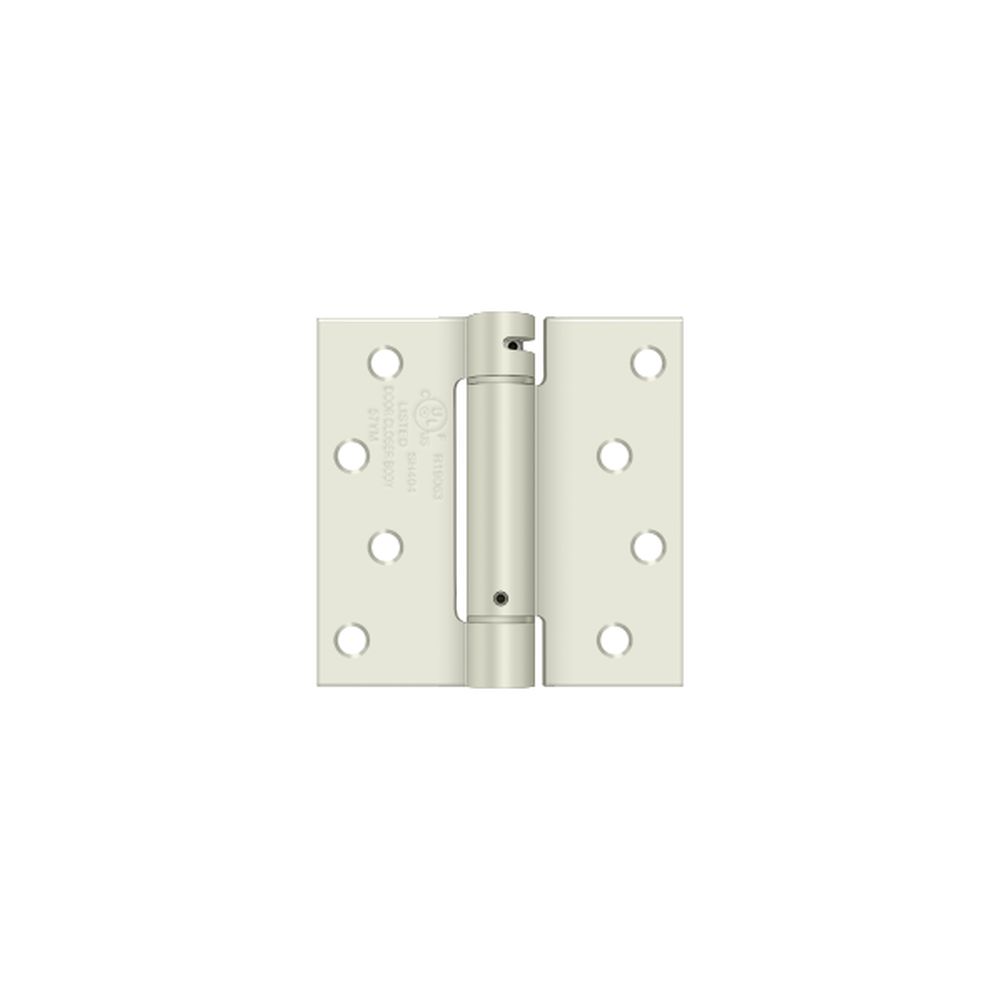 Deltana - 4" x 4" Spring Hinge - White