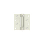 Deltana - 4" x 4" Spring Hinge - White