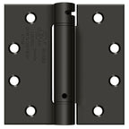 Deltana - 4-1/2" x 4-1/2" Spring Hinge - Oil Rubbed Bronze