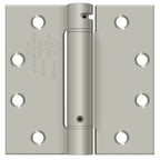 Deltana - 4-1/2" x 4-1/2" Spring Hinge - Satin Nickel