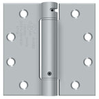 Deltana - 4-1/2" x 4-1/2" Spring Hinge - Satin Chrome