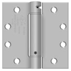 Deltana - 4-1/2" x 4-1/2" Spring Hinge - Satin Stainless Steel