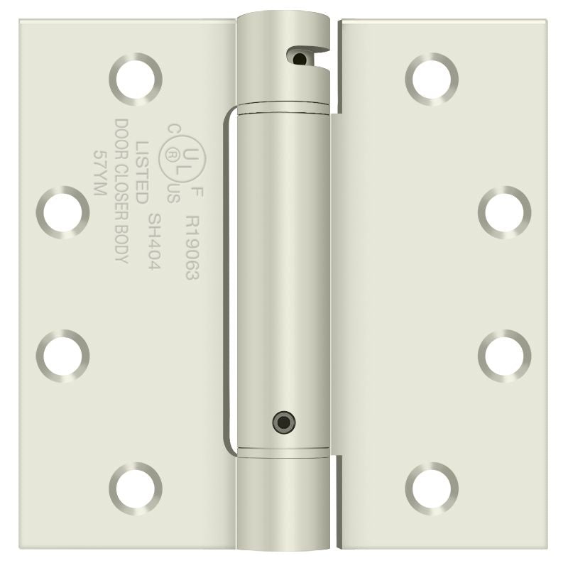 Deltana - 4-1/2" x 4-1/2" Spring Hinge - White