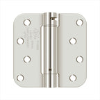 Deltana - 4" x 4" 5/8" Radius Spring Hinge - Bright Nickel