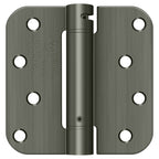 Deltana - 4" x 4" 5/8" Radius Spring Hinge - Antique Nickel