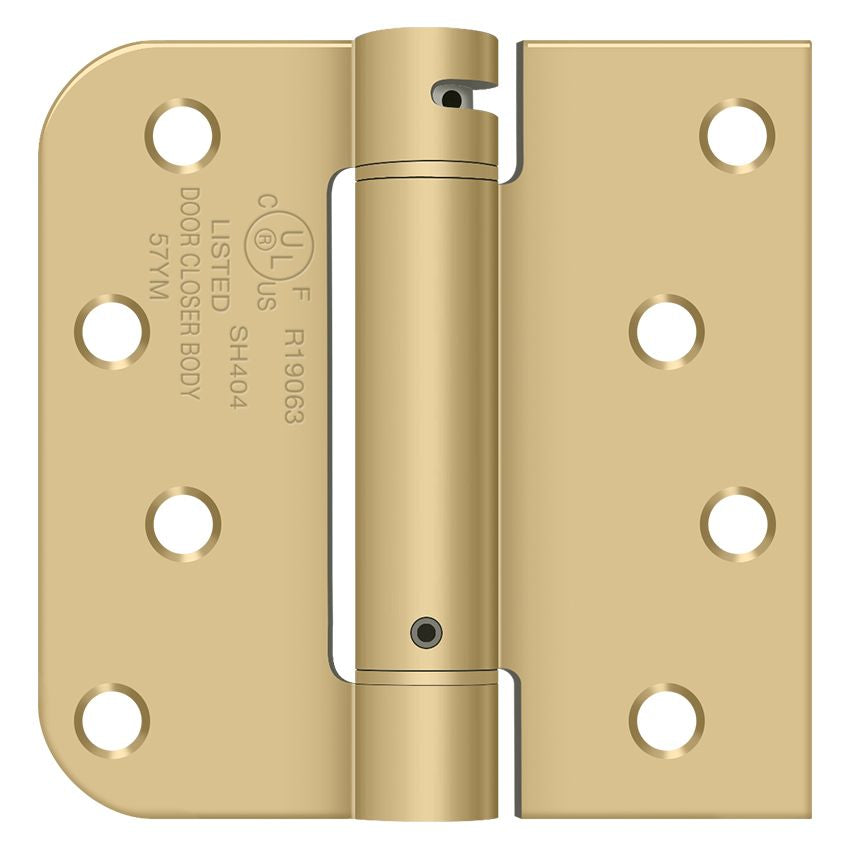 Deltana - 4" x 4" 5/8" Radius by Square Spring Hinge Secondary image