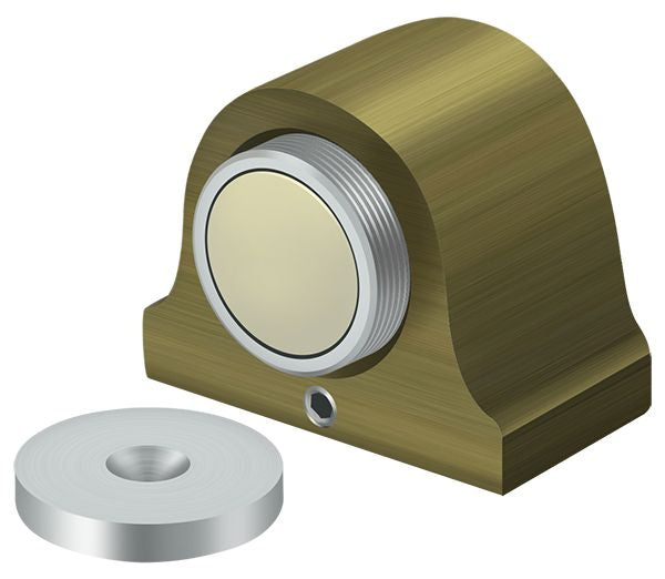 Deltana - Magnetic Dome Stop - Antique Brass