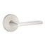 Emtek S30002HLSS Helios Lever Dummy with Disk Rose for 1-1/4" to 2" Door Brushed Stainless Steel Finish