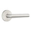 Emtek S30002STTSS Stuttgart Lever Dummy with Disk Rose for 1-1/4" to 2" Door Brushed Stainless Steel Finish