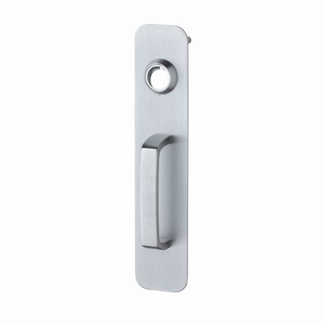 Dexter Commercial ED1000TNLHPULNCUS26D Night Latch Thumbpiece Exit Device Trim Less Cylinder Satin Chrome Finish Main image