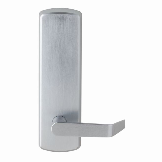 Dexter Commercial ED1000TPASSRESCUS26D Passage Blank Escutcheon Lever Exit Device Trim with Regular Lever Satin Chrome Finish Main image