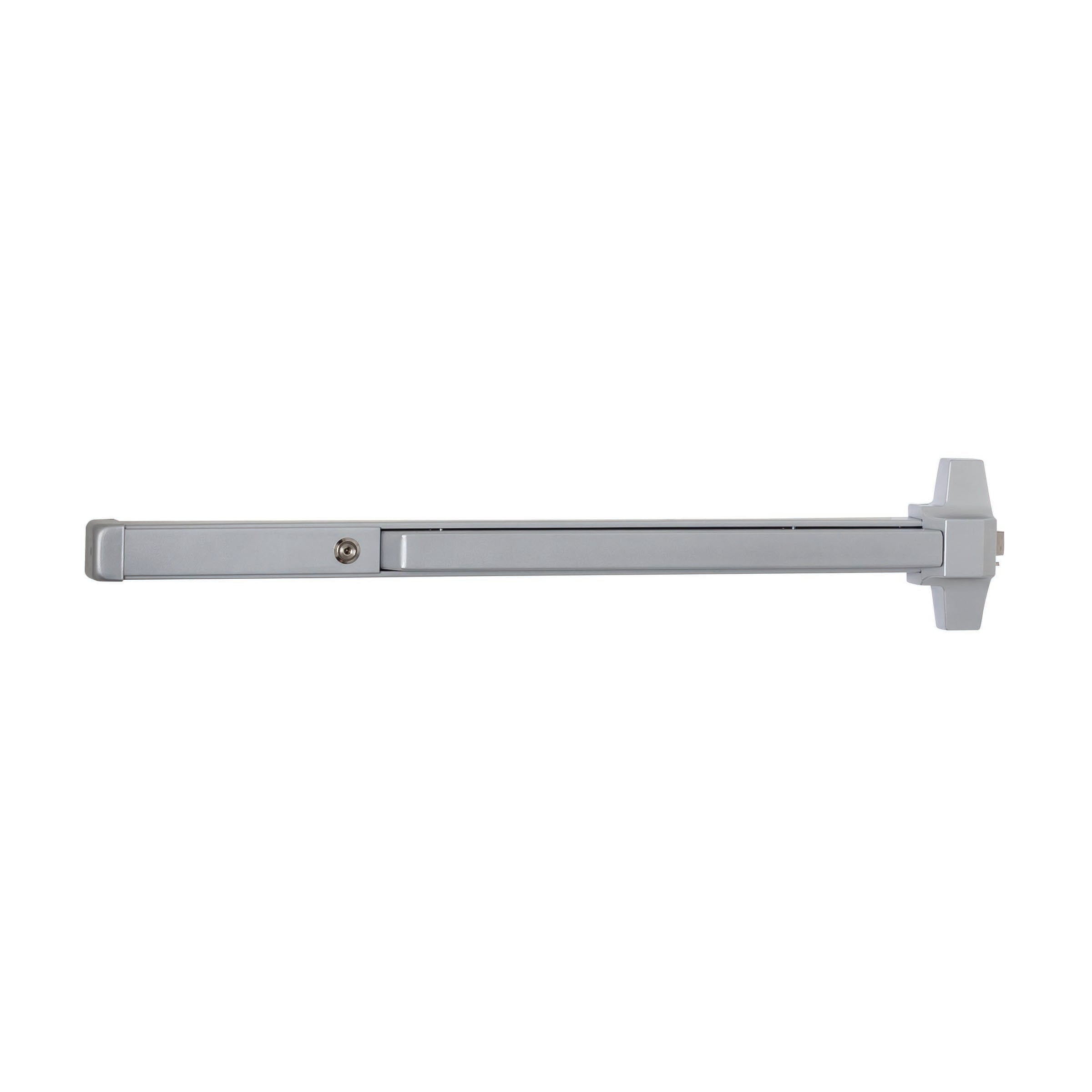 Dexter Commercial ED1500REO4FTSP28 4' Grade 1 Rim Exit Only Exit Device Aluminum Finish Main image