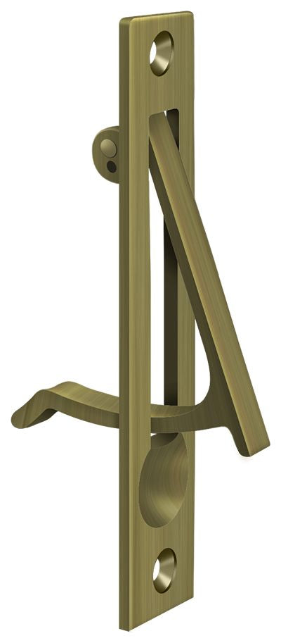 Deltana EP475U5 Edge Pull; 4"; Antique Brass Finish Main image