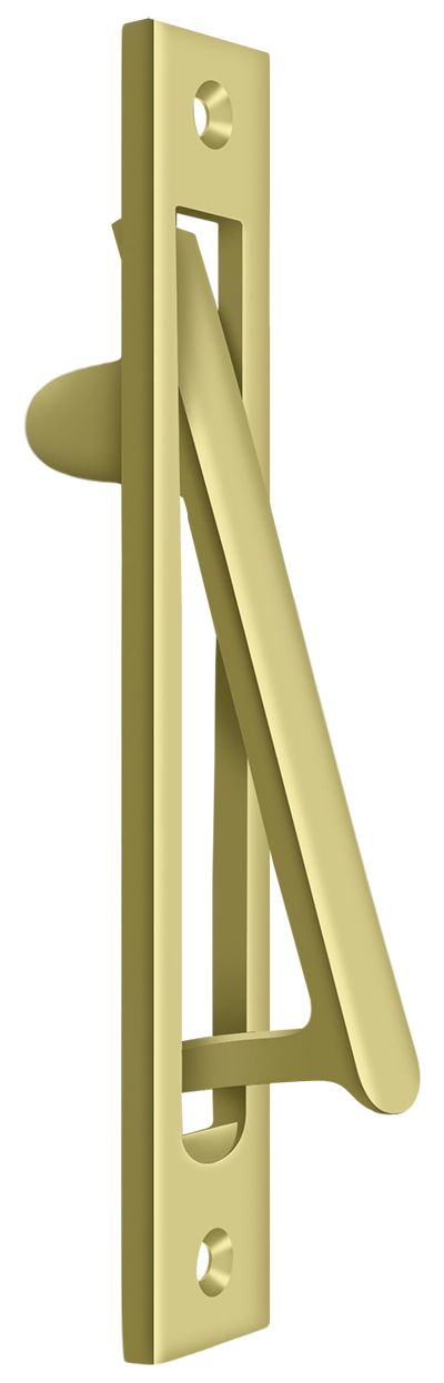 Deltana - Edge Pull Heavy Duty; 6-1/4" - Bright Brass