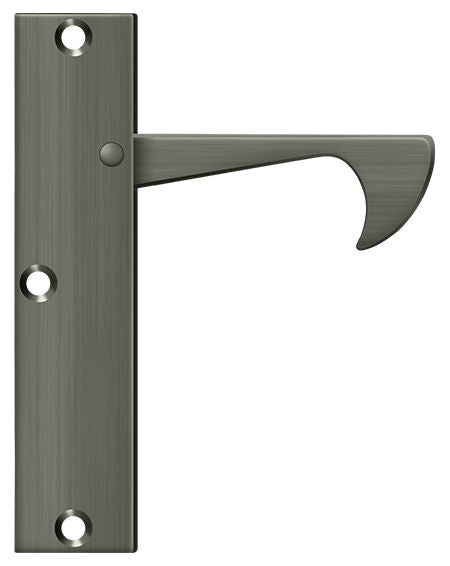Deltana EPT425U15A Edge Pulls-Thin; 4-1/4"; Antique Nickel Finish Main image
