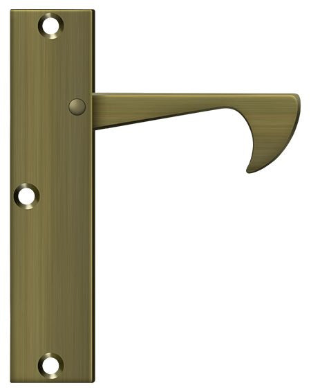 Deltana - Edge Pulls-Thin; 4-1/4" - Antique Brass