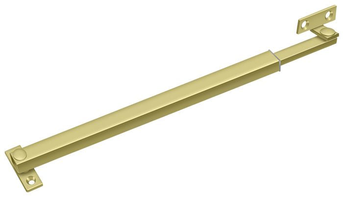Deltana - 12" Friction Casement Adjuster - Bright Brass