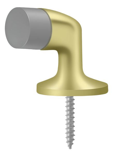 Deltana - Floor Door Bumper 1-3/8" - Bright Brass
