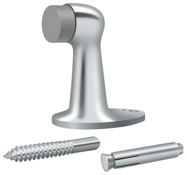 Deltana - Floor Door Bumper 2-7/8" - Bright Chrome