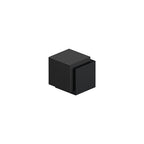 Deltana - Contemporary Cube Floor Door Bumper - Black