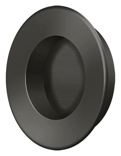 Deltana FP178U10B 1-7/8" Round Flush Pull Oil Rubbed Bronze Finish Main image
