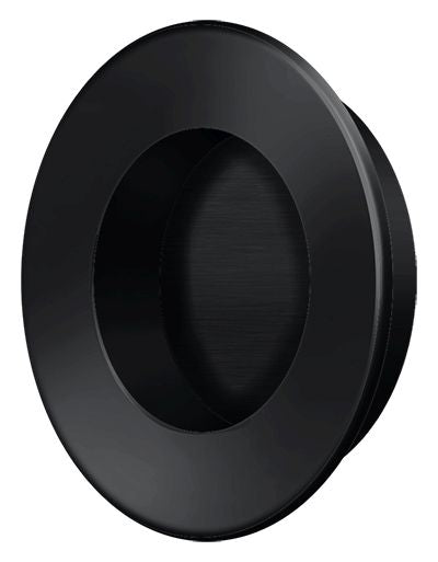 Deltana - 1-7/8" Round Flush Pull - Black