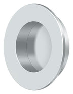 Deltana - 1-7/8" Round Flush Pull - Bright Chrome
