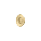 Deltana - 1-7/8" Round Flush Pull - Satin Brass