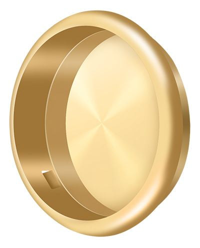 Deltana - Flush Pull; Round; 2-1/8" Diameter - Lifetime Brass