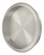 Deltana - Flush Pull; Round; 2-1/8" Diameter - Satin Nickel