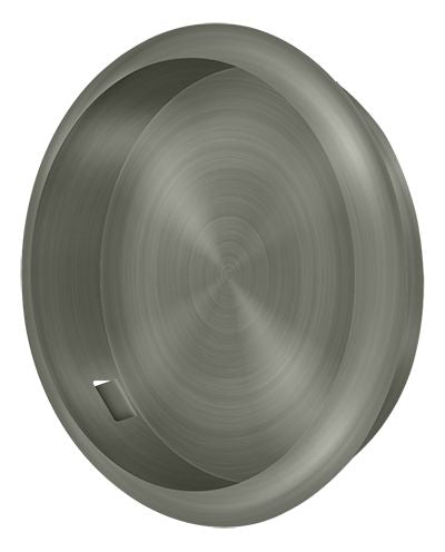 Deltana - Flush Pull; Round; 2-1/8" Diameter - Antique Nickel