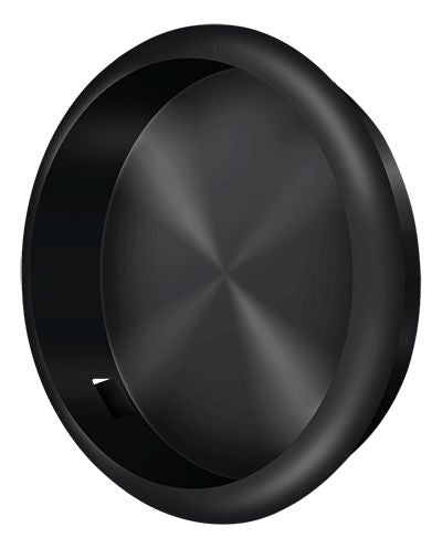 Deltana FP221RU19 Flush Pull; Round; 2-1/8" Diameter; Black Finish Main image