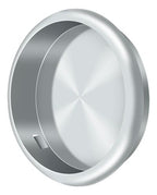 Deltana - Flush Pull; Round; 2-1/8" Diameter - Bright Chrome