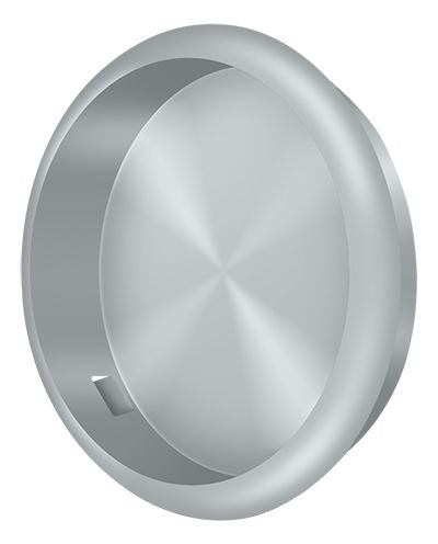 Deltana - Flush Pull; Round; 2-1/8" Diameter - Satin Chrome