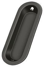 Deltana - Flush Pull; Oblong; 3-1/2" x 11/4" x 5/16" - Oil Rubbed Bronze