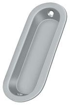 Deltana - Flush Pull; Oblong; 3-1/2" x 11/4" x 5/16" - Satin Chrome